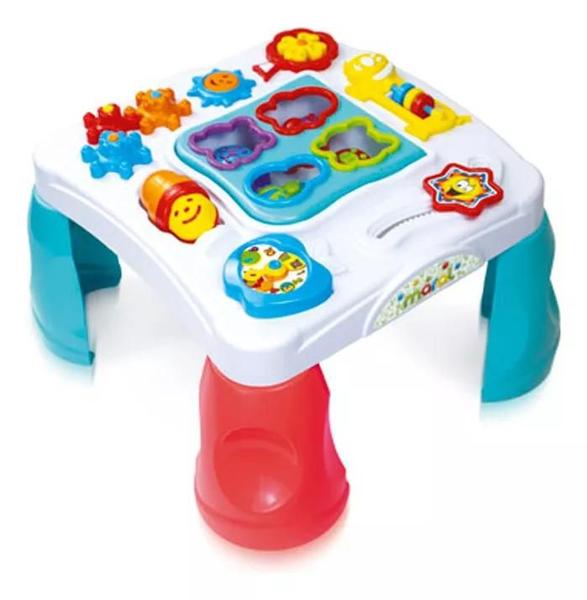 Imagem de Mesa Mesinha Infantil Bebê Com Som Atividades Maral