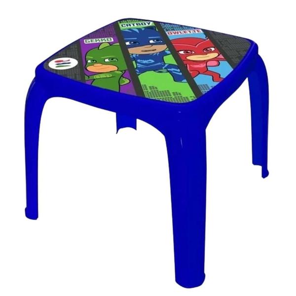 Imagem de Mesa Mesinha Infantil Plástico Educativa Resistente Estudar Lanchar Brincar