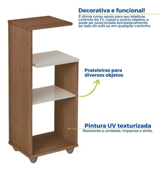 Imagem de Mesa Mesinha Lateral Apoio De Centro Canto Barzinho Aparador