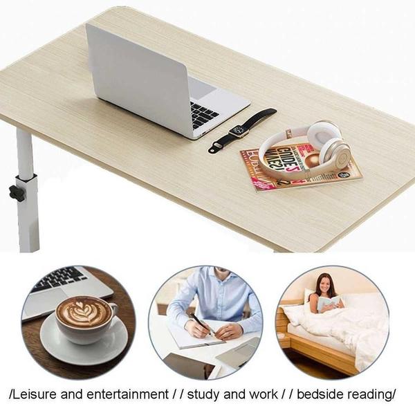 Imagem de Mesa mesinha para notebook altura ajustavel para casa sofa cama home office marrom