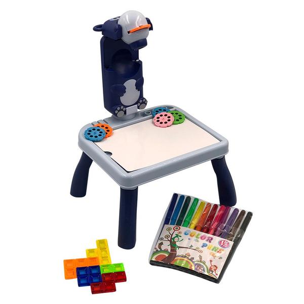 Imagem de Mesa Mix 4 em 1 Projetor Infantil - Azul