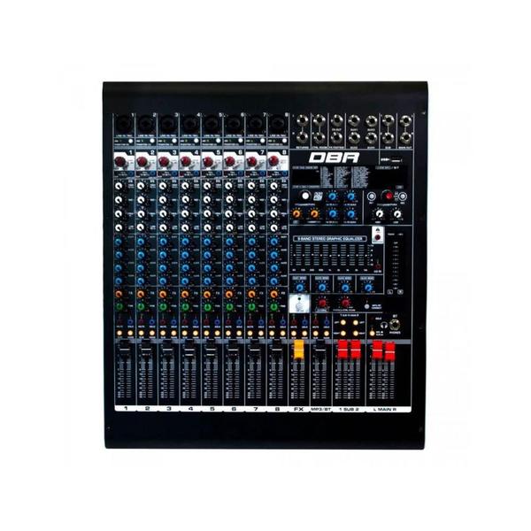 Imagem de Mesa Mixer Dbr Com 8 Canais Dm8 Usb Com Efeitos Ms0068