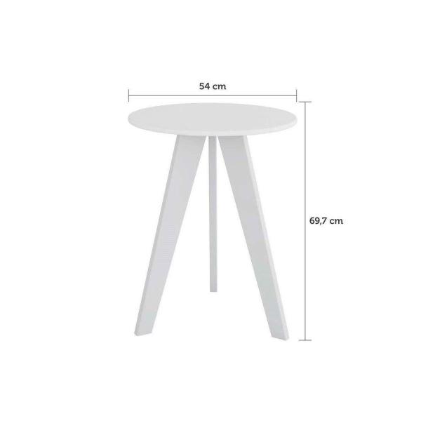 Imagem de Mesa Multiuso Juvenil Retrô 7103 Branco/Cinza - Peroba