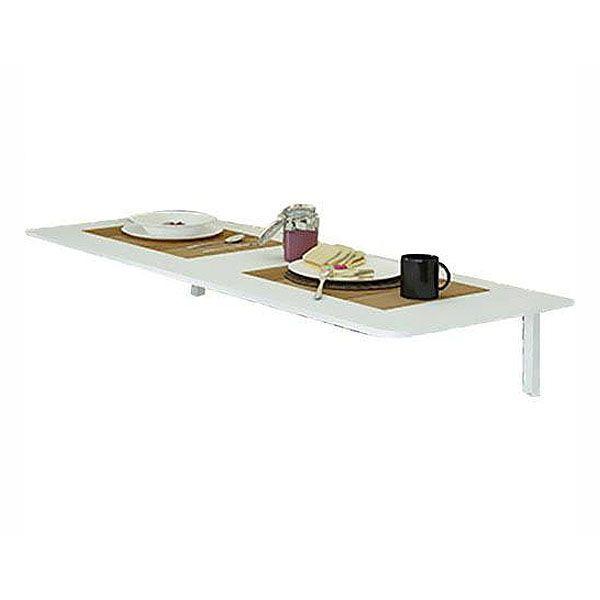 Imagem de Mesa Multivisão MDS-9040 Dobrável para Cozinha e Suporte 90x40cm Branca