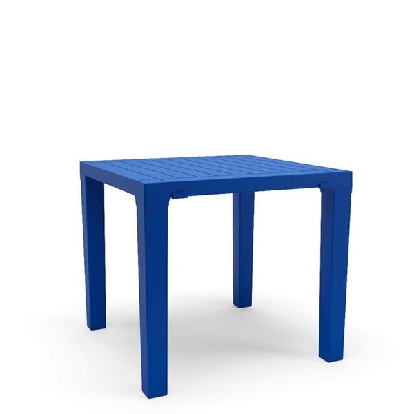 Imagem de Mesa Niala Quadrada Adulta Tampo Plástico Azul