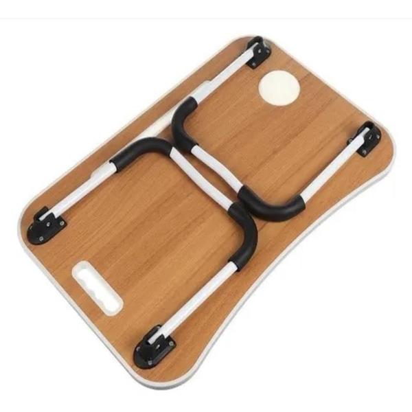 Imagem de Mesa notebook dobravel home office bandeja multiuso verde