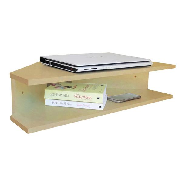 Imagem de Mesa Notebook Suspensa Canto Natural Em MDF