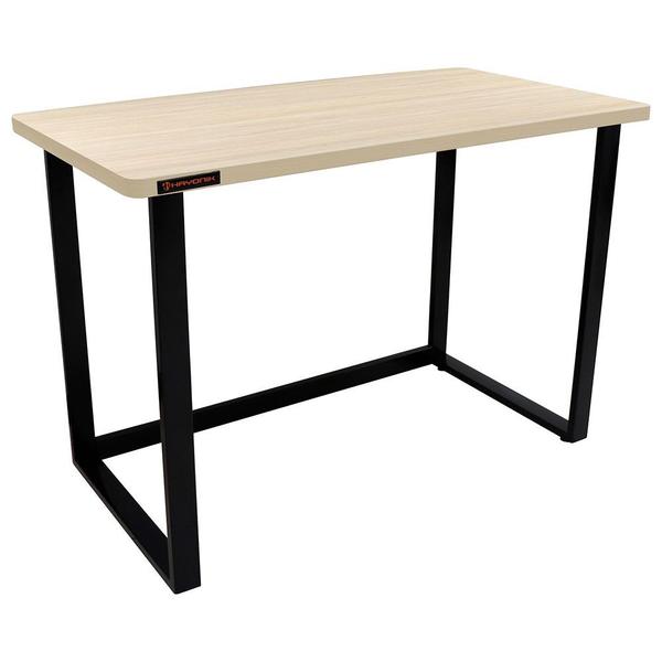 Imagem de Mesa Office Hayonik MHO 1100, Carvalho Berlin, Estilo Industrial, Pés Niveladores e Suporta Peso Máximo de 150 Kg - 72339