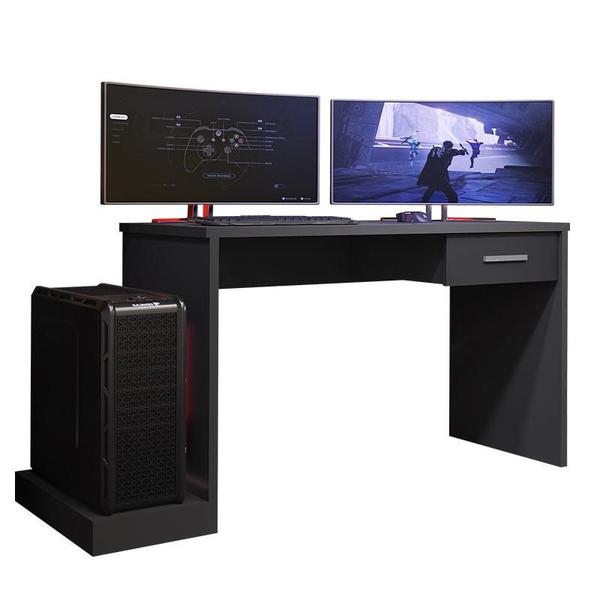 Imagem de Mesa para Computador Desk Gamer DRX-9000 Preto Black - PR Móveis