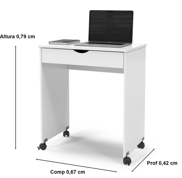 Imagem de Mesa Para Computador e Notebook Escrivaninha Vera Plus - Cores - Comprar Moveis para sua Casa