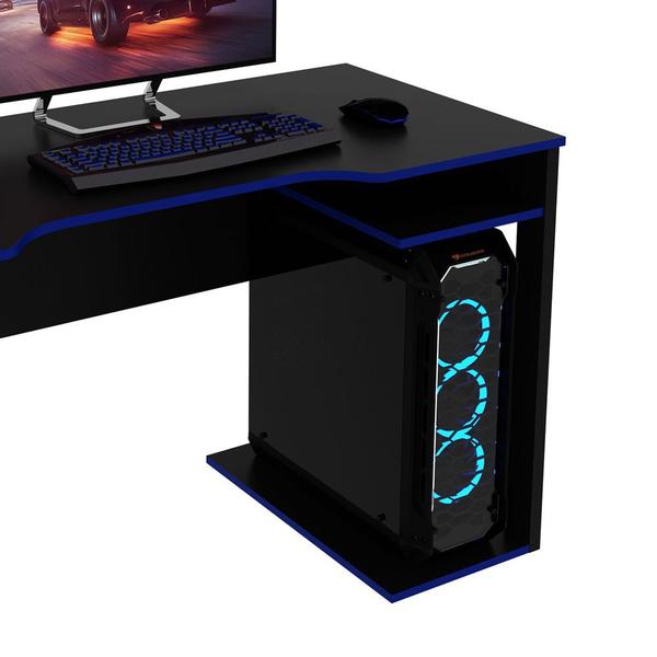 Imagem de Mesa para computador Gamer 1,05m Espaço para Gabinete ME4161 Tecno Mobili