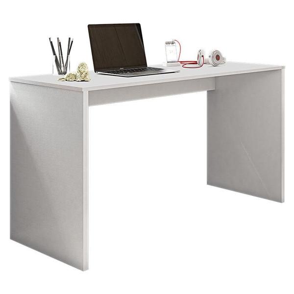 Imagem de Mesa para Computador Gávea e Livreiro Office Branco Trama - Móveis Leão