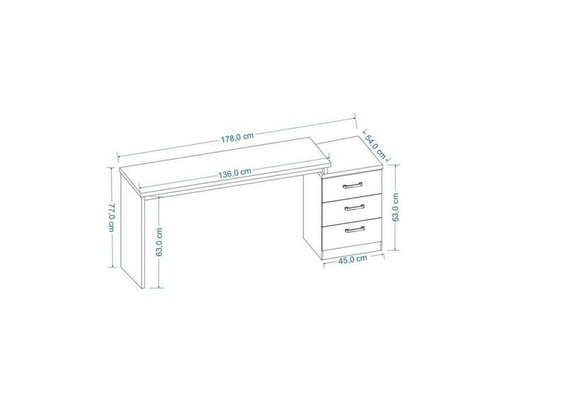 Imagem de Mesa para Computador Notebook Desk Game Hades 5000 Preto/vermelho - FdECOR