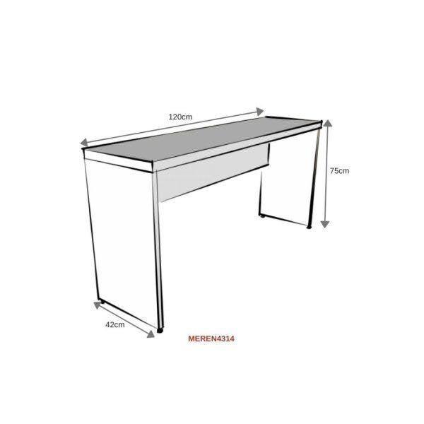 Imagem de Mesa para Escritório 120cmx42cm 40mm Bramov Móveis