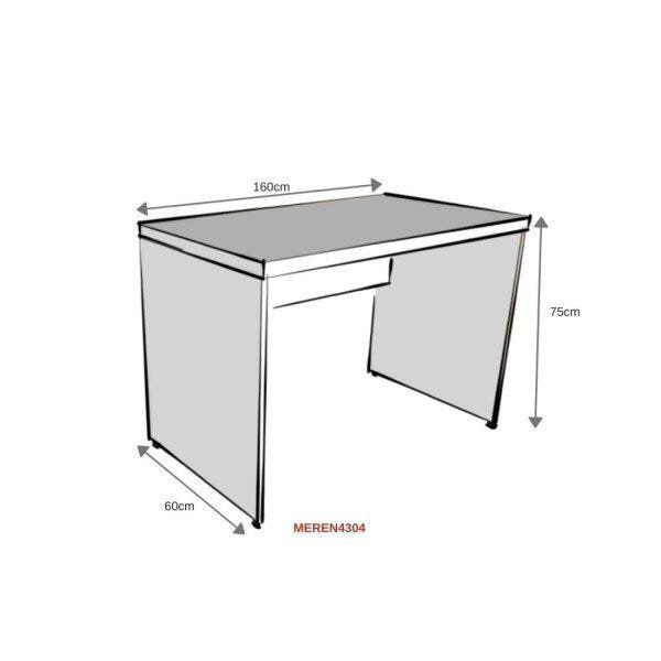 Imagem de Mesa para Escritório 160cmx60cm 40mm Bramov Móveis