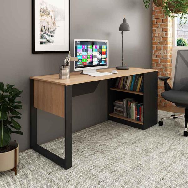 Imagem de Mesa para escritório estilo Industrial 160cm ME4182 Tecnomóbili