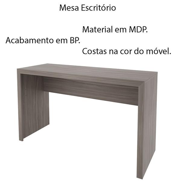 Imagem de Mesa para Escritório Home Office ME4135 MDP Carvalho G69 - Gran Belo