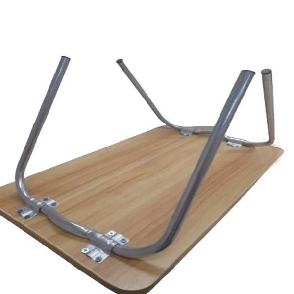 Imagem de Mesa para notebook dobravel suporte multiuso home office cama sofa tablet apoio colo portatil marfim