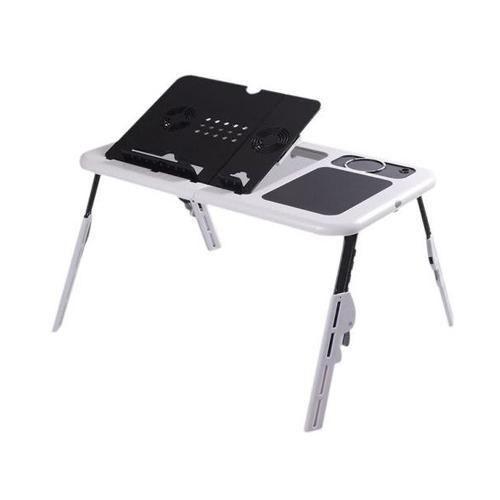 Imagem de Mesa para notebook suporte home office cooler base cama sofa copo Tmt