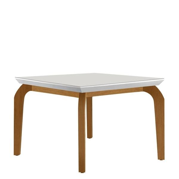 Imagem de Mesa para Sala de Jantar Liz 120cm Em MDF e Vidro