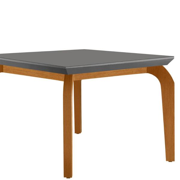 Imagem de Mesa para Sala de Jantar Liz 120cm Em MDF e Vidro