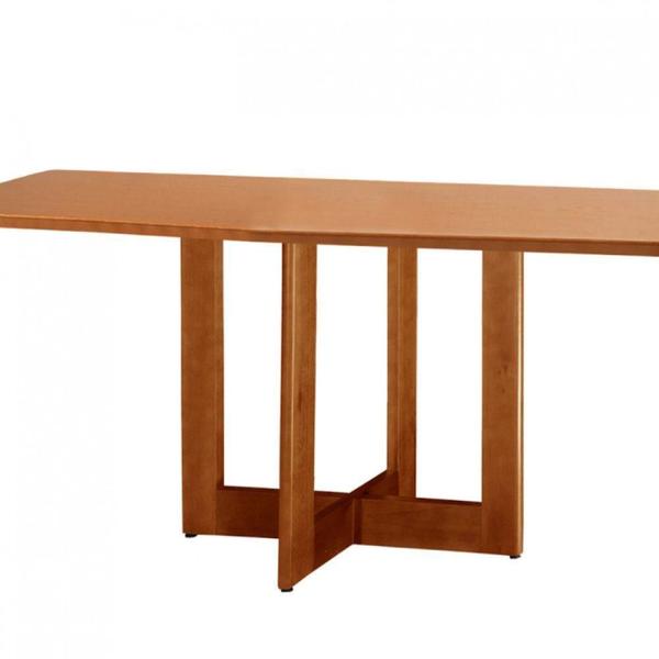 Imagem de Mesa Para Sala De Jantar Patros 120cm Moderna Mobilia Cinamomo Imbuia