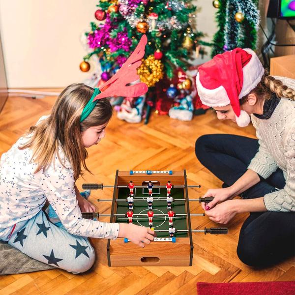 Imagem de Mesa Pebolim Futebol De Brinquedo Totó Portátil Com Placar Interativo - Zippy Toys