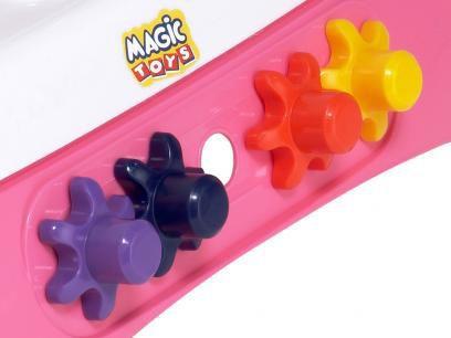 Imagem de Mesa Pedagogica Maxi Atividades Rosa C/ Som E Luz - Magic Toys