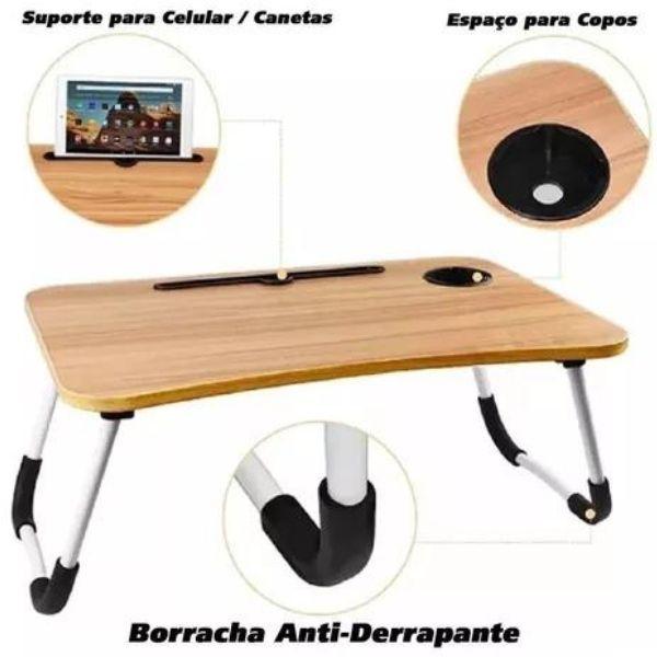 Imagem de Mesa Portátil Dobrável P/ Notebook Tablet 