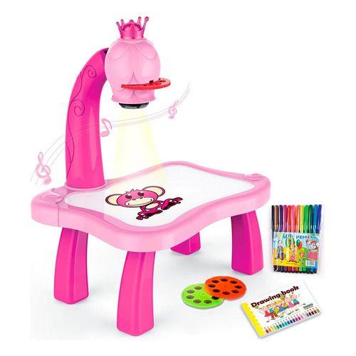 Mesa Projetor Desenho Divertido Piquenique das Princesas DMT6419 DM Toys Imagem de Mesa Projetor Desenho Divertido Piquenique das Princesas DMT6419 DM Toys