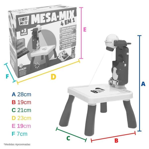 Imagem de Mesa Projetora 4 Em 1