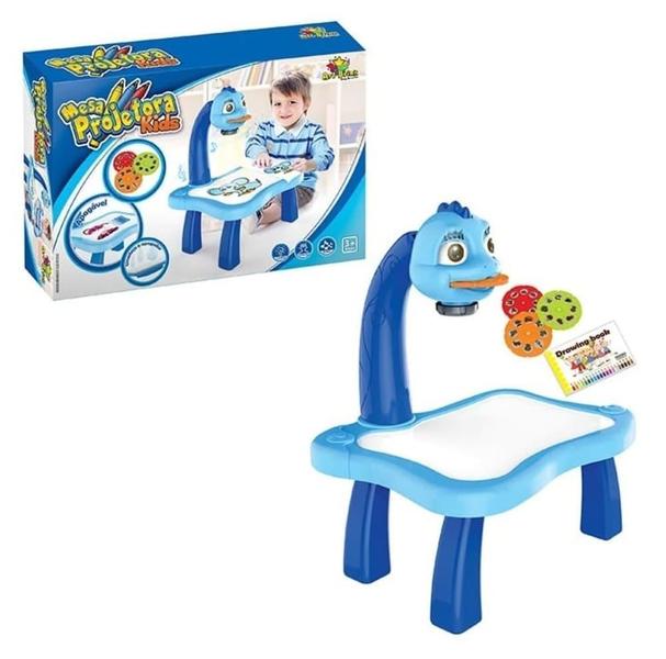 Imagem de Mesa Projetora Mágica De Imagens Azul Kids