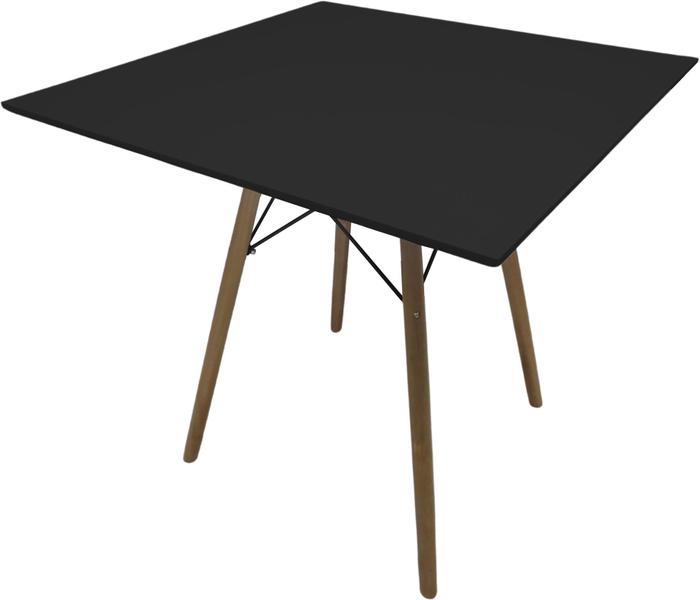 Imagem de Mesa Quadrada 80cm Preto Eiffel Charles Eames