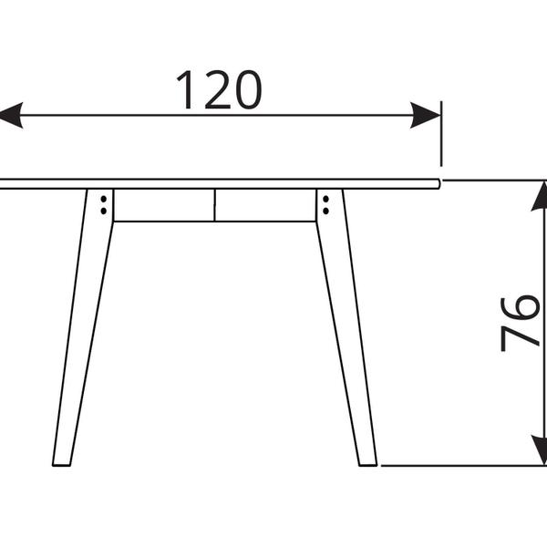 Imagem de Mesa Redonda Design Escandinavo em Madeira e Acabamento Acetinado em Cera Coleção Scandian Cera Cor Natural