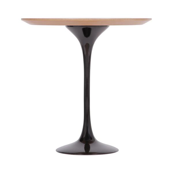 Imagem de Mesa Saarinen Lateral Freijó 51cm - Base Preta