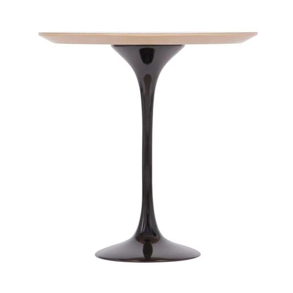 Imagem de Mesa Saarinen Lateral Imbuia 42cm - Base Preta