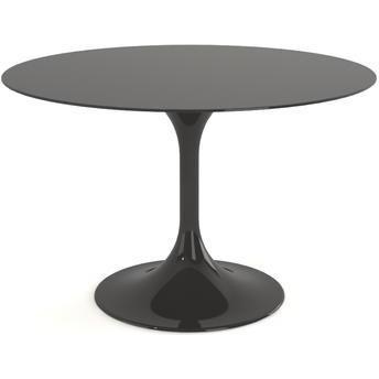 Imagem de Mesa Saarinen Redonda 60 cm Madeira Base Preta