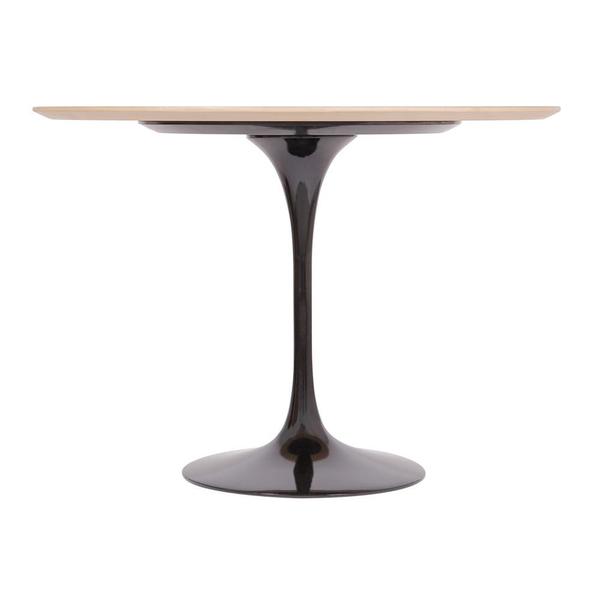 Imagem de Mesa Saarinen Redonda Freijó 90cm - Base Preta