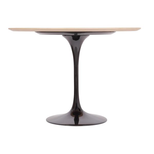 Imagem de Mesa Saarinen Redonda Imbuia 107cm - Base Preta