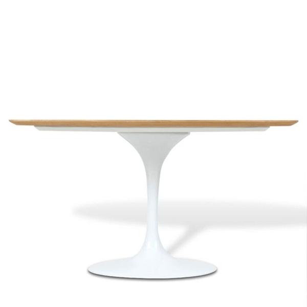 Imagem de Mesa Saarinen Tulipa Oval 235cm X 122cm Freijó