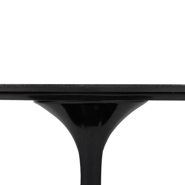 Imagem de Mesa Saarinen Tulipa Oval Via Lactea 137cm X 90cm Preto