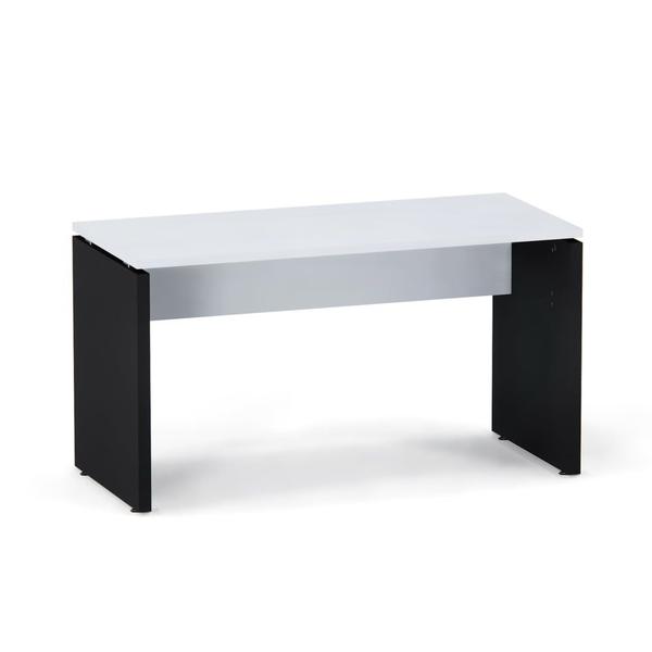 Imagem de Mesa Secretária Pé Painel P25 Pandin 1,20 M Cinza e Preto