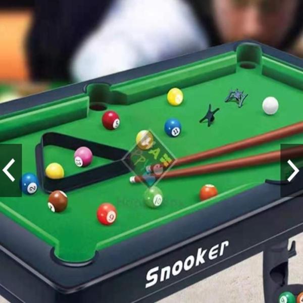 Imagem de Mesa Sinuca Bilhar Infantil Snooker Desmontavel Pezinho Mesa