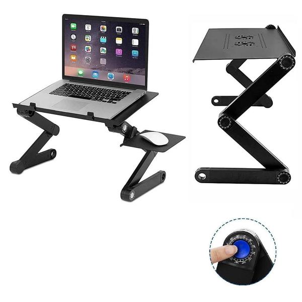 Imagem de Mesa slim articulável para notebook no sofá cama e home office