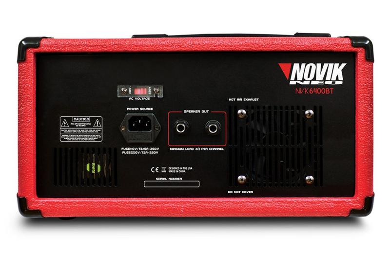 Imagem de Mesa Som Cabecote Amplificado Novik Nvk-6400bt 200W 6 Canais