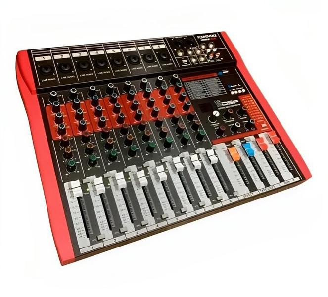 Imagem de Mesa Som Soundvoice 8 Canais USB MR802 Rubi Igreja