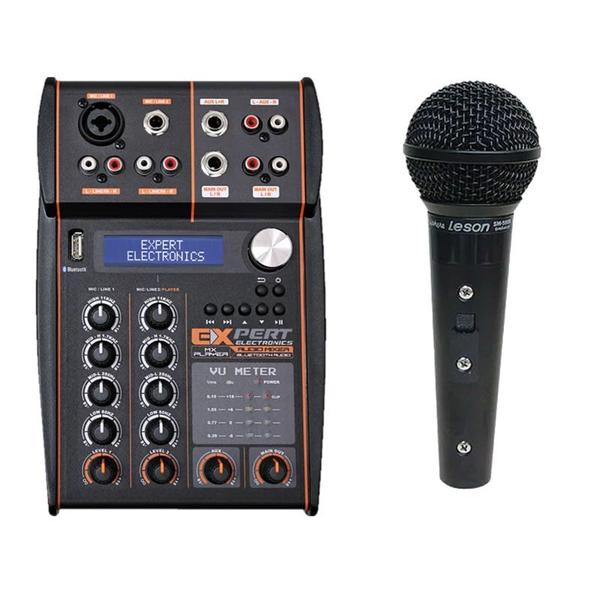 Imagem de Mesa Stm1003 3canais Bt Sd Fm Auxiliar Controle + Microfone