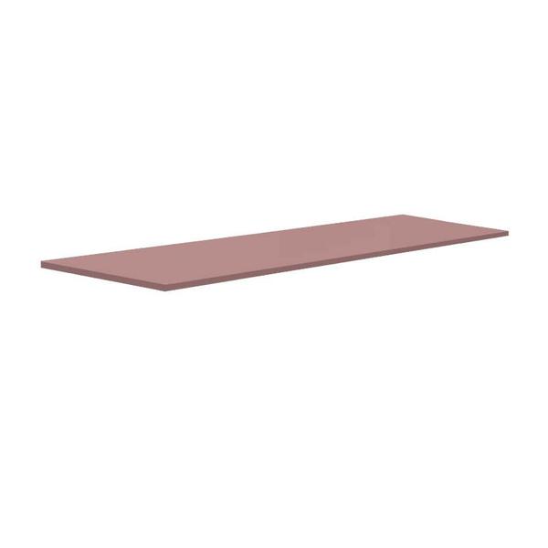 Imagem de Mesa Suspensa de Estudos Parede 120cm Escritório Suporte Prata MDF Rose - Ahz Móveis