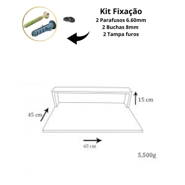 Imagem de Mesa Suspensa Para Notebook Madeirado Em Mdf