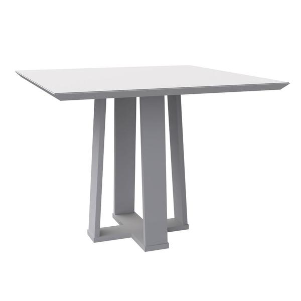 Imagem de Mesa Valência Off White 90x90para 4 Cadeiras N Ceval